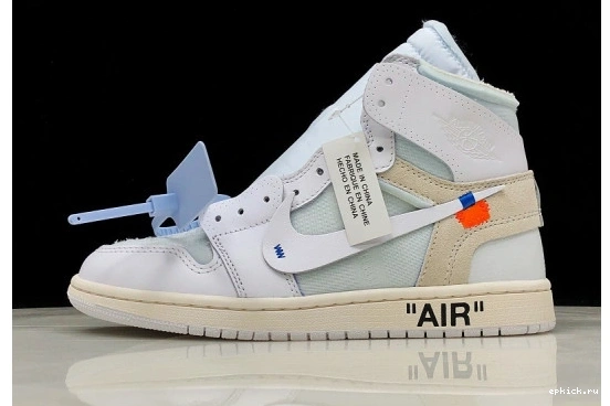 EP AQ0818 O-W 1 Jordan Retro High  AQ0818-100 White Air 100 0505